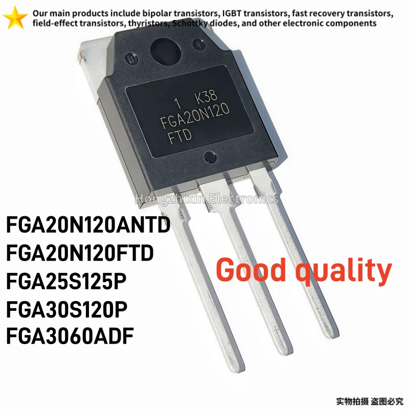 10PCS NEW Induction cooker IGBT tube FGA20N120ANTD FGA20N120FTD FGA25S125P FGA30S120P FGA3060ADF TO-3P