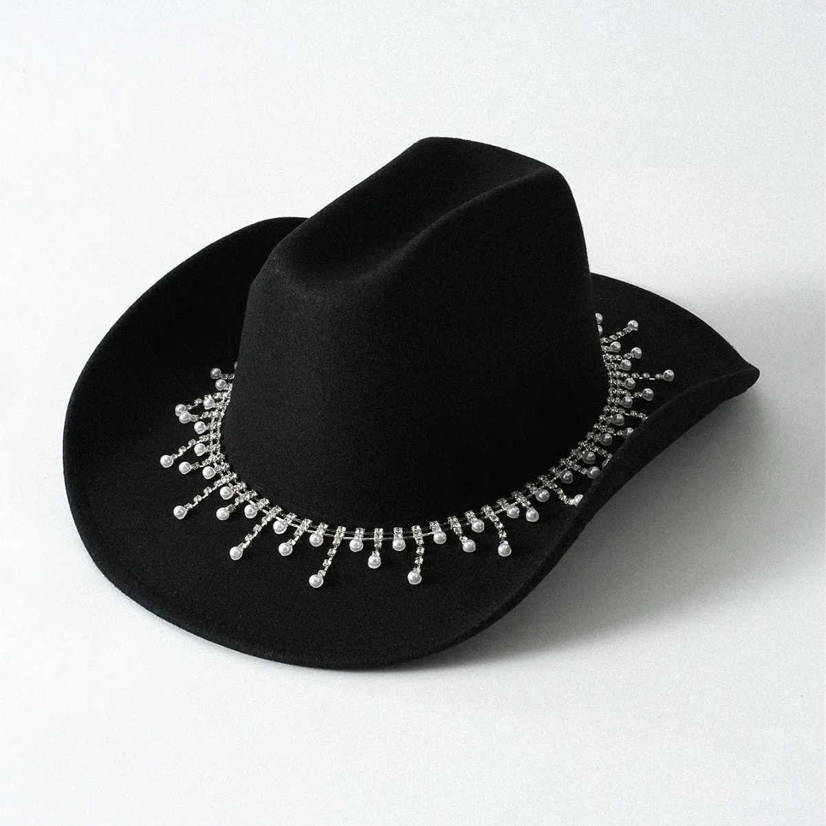 

Ковбойская шляпа с диско-эффектом и стразами для женщин, для костюма ковбойки, ковбойских вечеринок, аксессуаров для рейв-фестивалей