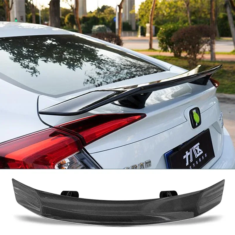 

Trunk Spoiler Carbon Surface Type TC Car Accessories Rear Wing Tail Spoiler for Honda Civic Sedan 2006-2024 General Type