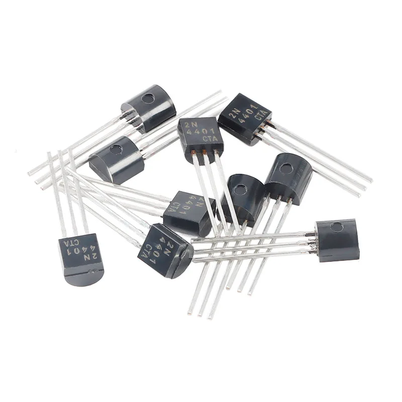 50~100PCS/LOT 2N4401 2N4401BU TO-92 0.6A 40V 625mW NPN transistor Electronic kit