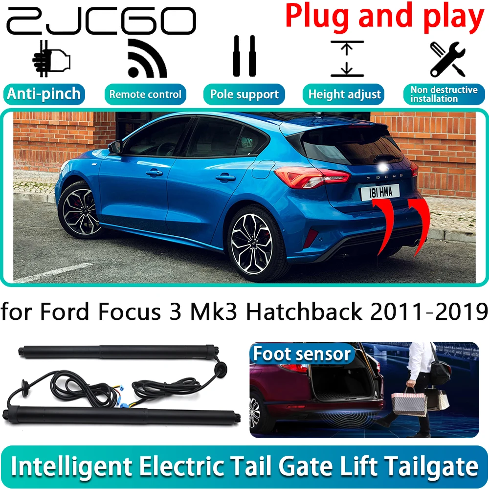 for Ford Focus 3 Mk3 Hatchback 2011-2019 Car Electric Powered Tailgate Power Liftgate Automatic Tailgate System With Foot Sensor