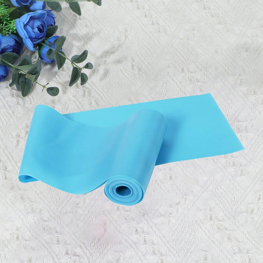 

Eco-Friendly Yoga Strap Stretching Band Blue Adjustable for Men Women Strength Training Flexibility Posture Grip