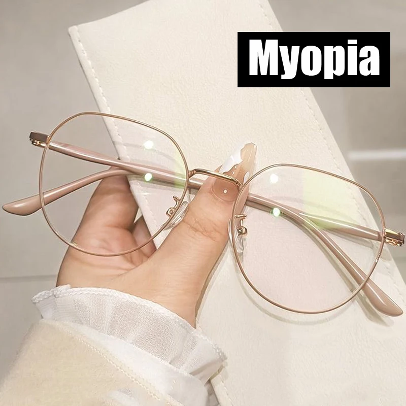 

Myopia Glasses for Women Men Ultra-light Near Sight Eyewear Fashion Finished Prescription Minus Eyeglasses Diopter 0 To -4.0