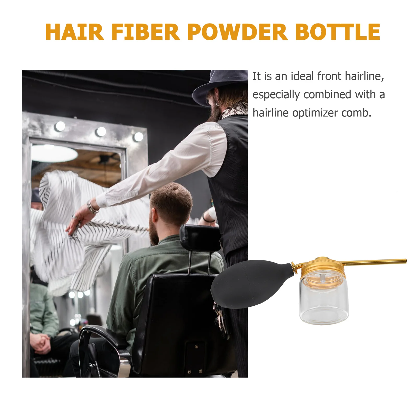 

Волокна для наращивания волос, распылитель, оптоволоконный порошок, прочный, точное нанесение для дома, распылитель для порошка