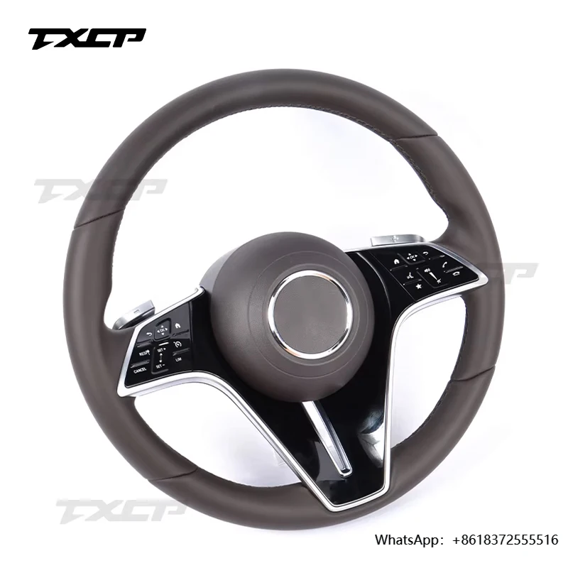 

Fit for Mercedes Benz E260 E300 E350 E200 E320 E400 W223 W222 W207 E63 W205 W204 W213 Maybach Wood FULL Leather Steering Wheel