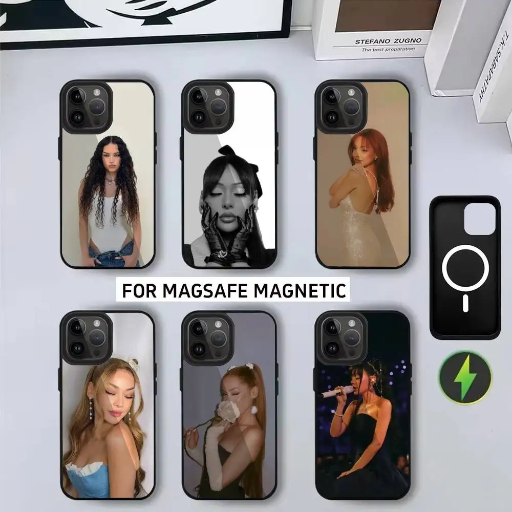 

Cute Girl A-Aylivas S-Singer Phone Case For iPhone17,16,15,14,13,12,11 Plus,Pro Magnetic For Magsafe Wireless Charging