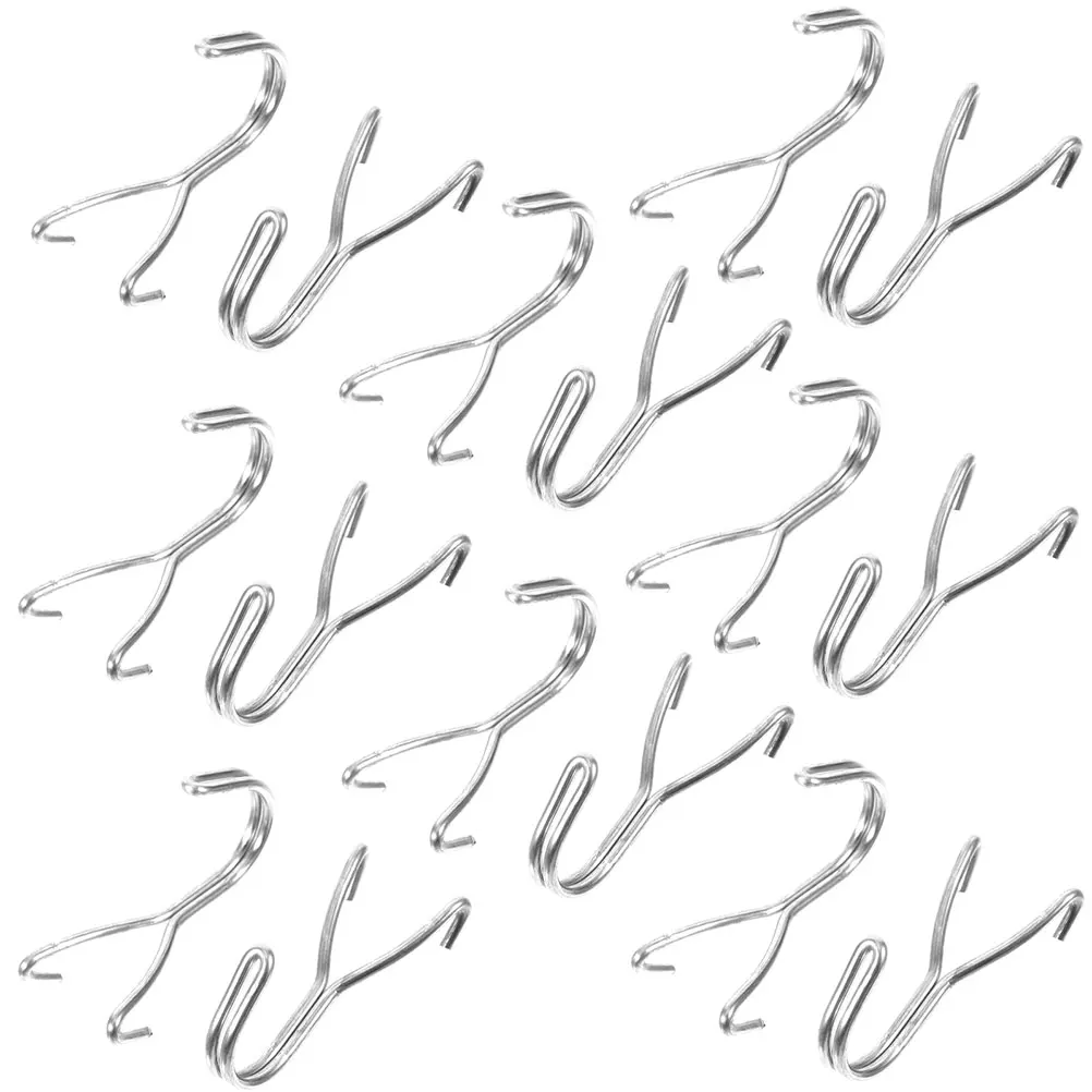 

30 Pcs Peg Board Hooks Stainless Steel Bedroom Study Kitchen Hole Storage Heavy Duty Organizer Tools Accessories Rust
