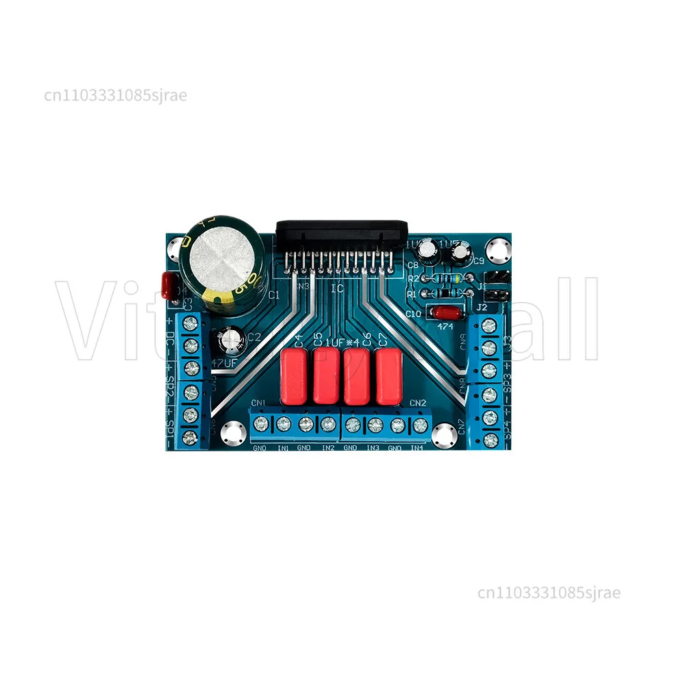 اوديوفيلي الصف أربع قنوات TDA7388 مكبر كهربائي مجلس 4-قناة سيارة مكبر كهربائي مجلس 4X41W يدعم ستيريو #4