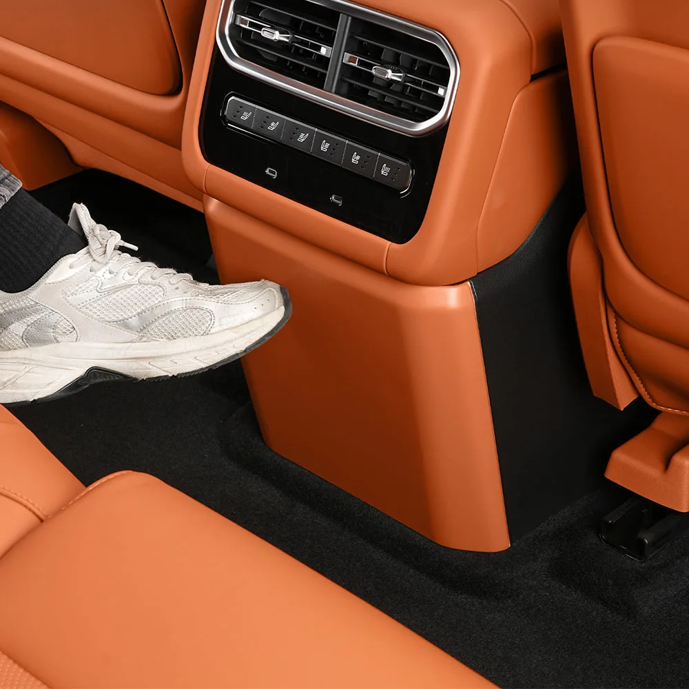 Rear Anti Kick Panel Of Armrest Box For Chery Jetour G700 2025 2026 Computer Diagnostic Interface Dust Cover Car Accessories
