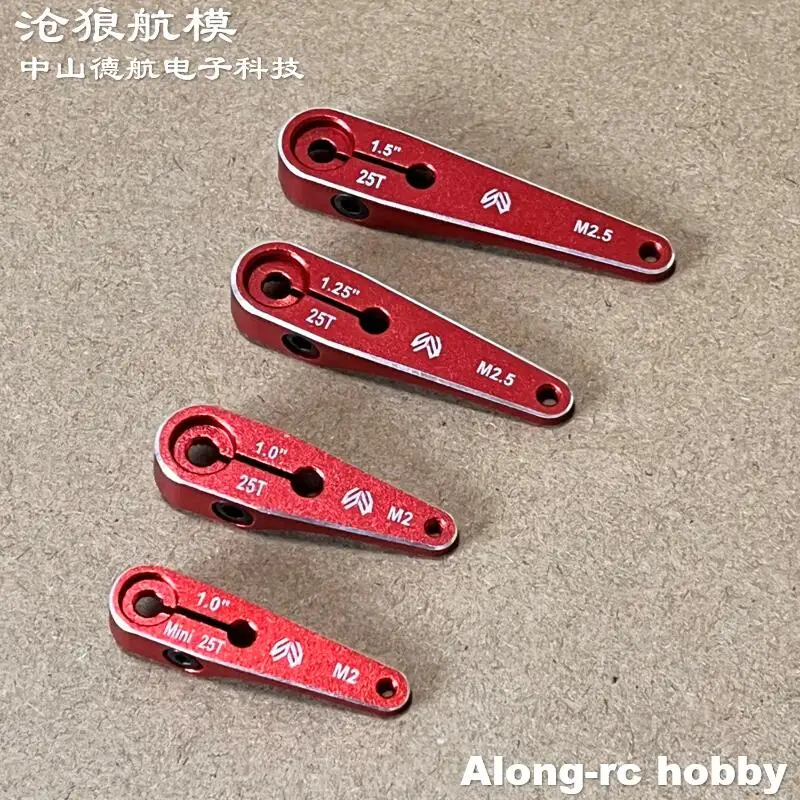 Skywing SW030HV SW988 SW989 Servoteile Mini 25T 1,0 Zoll M2 1,25" 1,5" 1,75" Metallarm für RC-Modellflugzeug 3D-Flugzeug – Detail 3