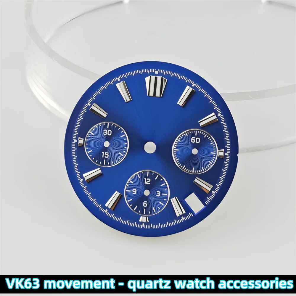 VK63 quadrante BGW9 quadrante luminoso GS temporizzazione multifunzionale orologio al quarzo modifica puntatore personalizzato fai da te accessorio orologio dimensioni 29.5mm