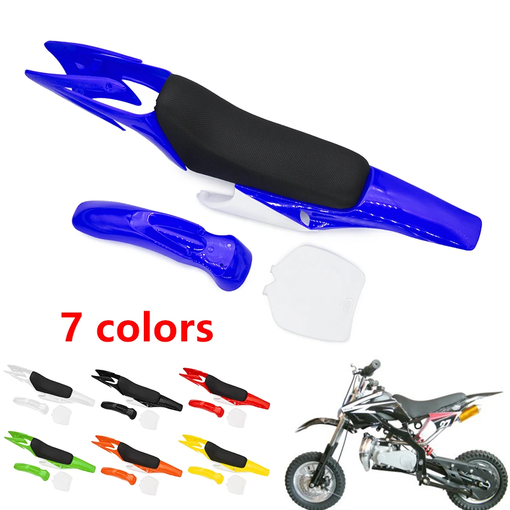 49CC Small Apollo Mudguard Mini Plastic Parts With Seat Cushion Shell Off-Road Motorcycle Fairing Fender Accessories