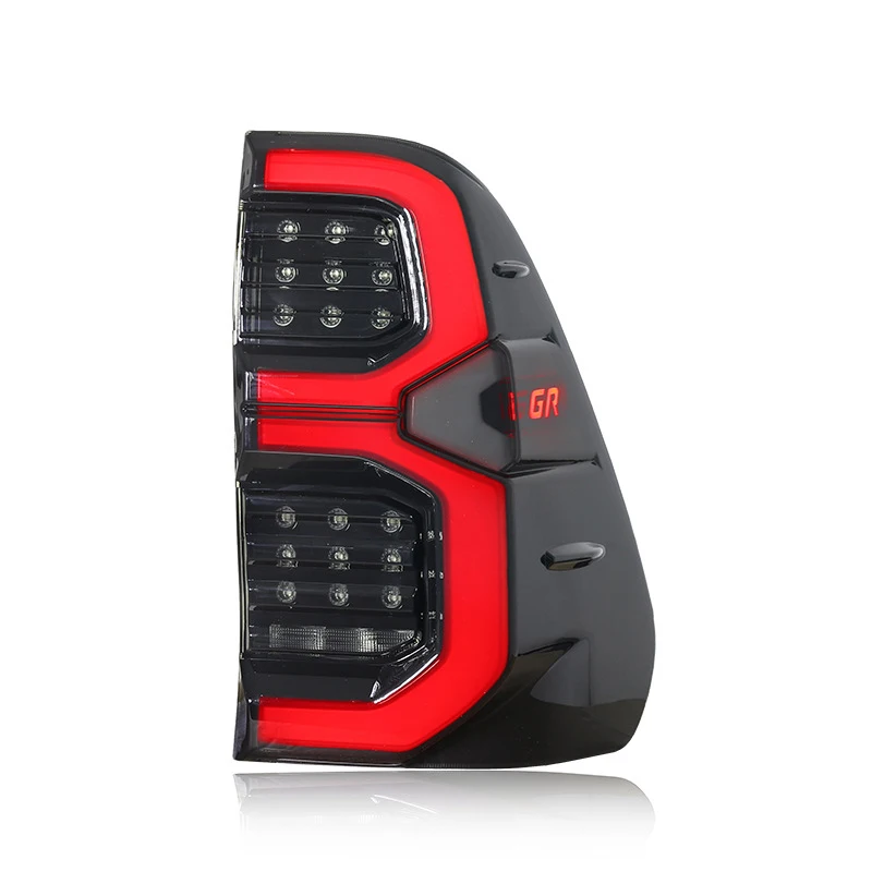 Car LED Tail Lamps For Toyota Hilux Revo Rocco 2015 2016 2017 2018 -2025 Led Rear Lights Turn Signal Brake Reverse Day Light