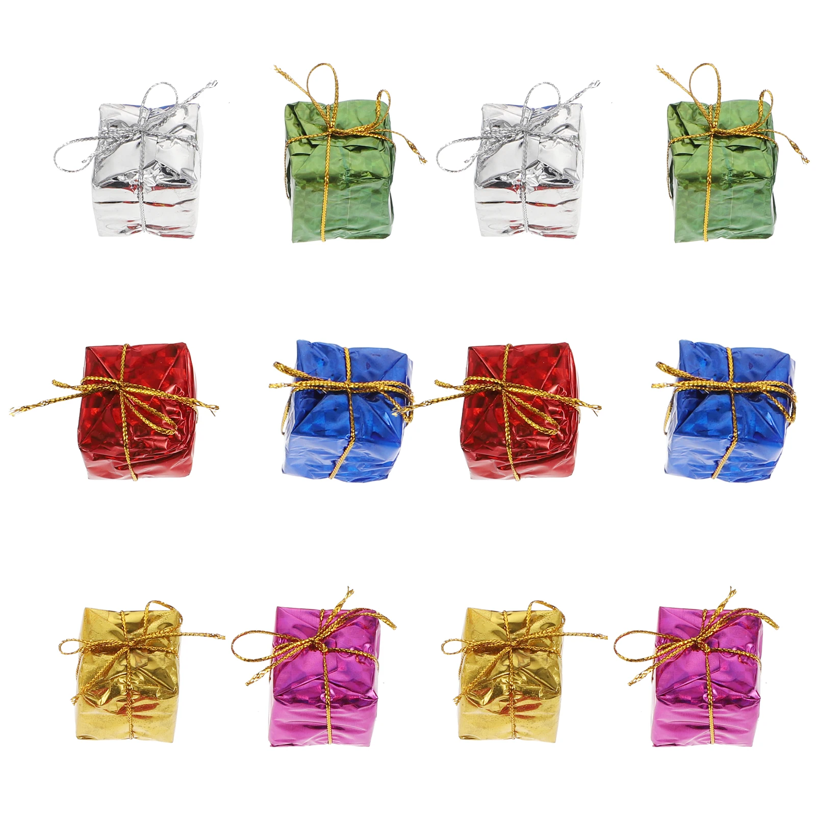 

72Pcs Christmas Gift Box Pendant Xmas Tree Decor Creative Pendants for Holiday Party Christmas Hanging Pendants