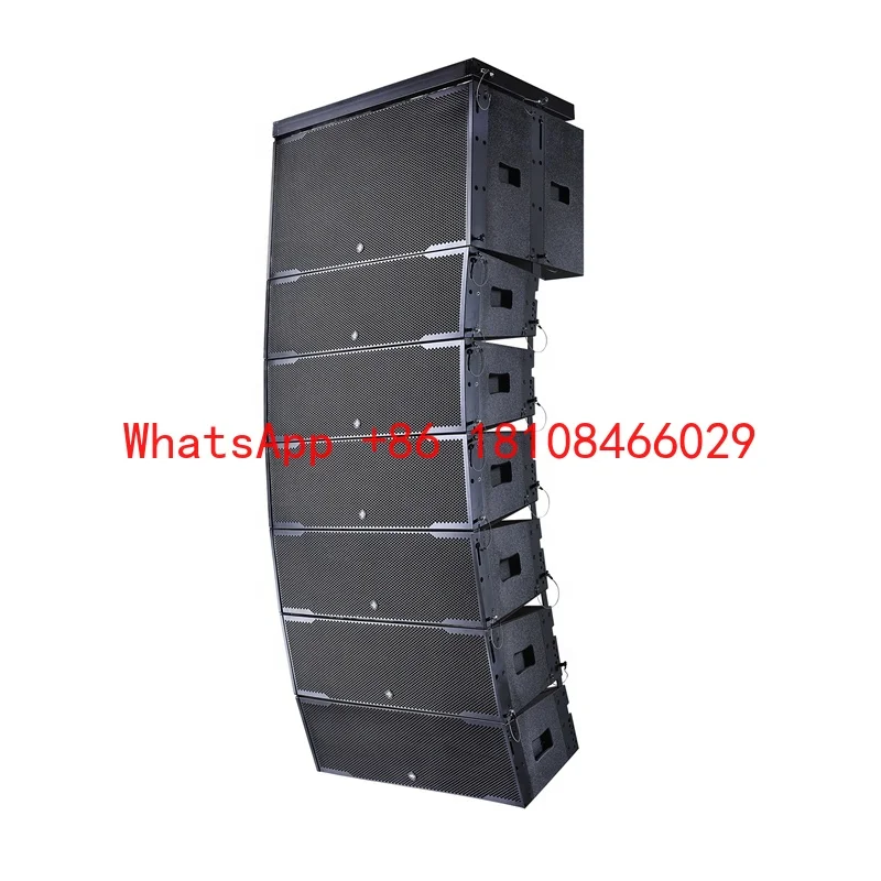 

Professional 12-Inch Dual Line Array Speakers High Power Active Sound System with DSP Setting for Audio & Video Lighting