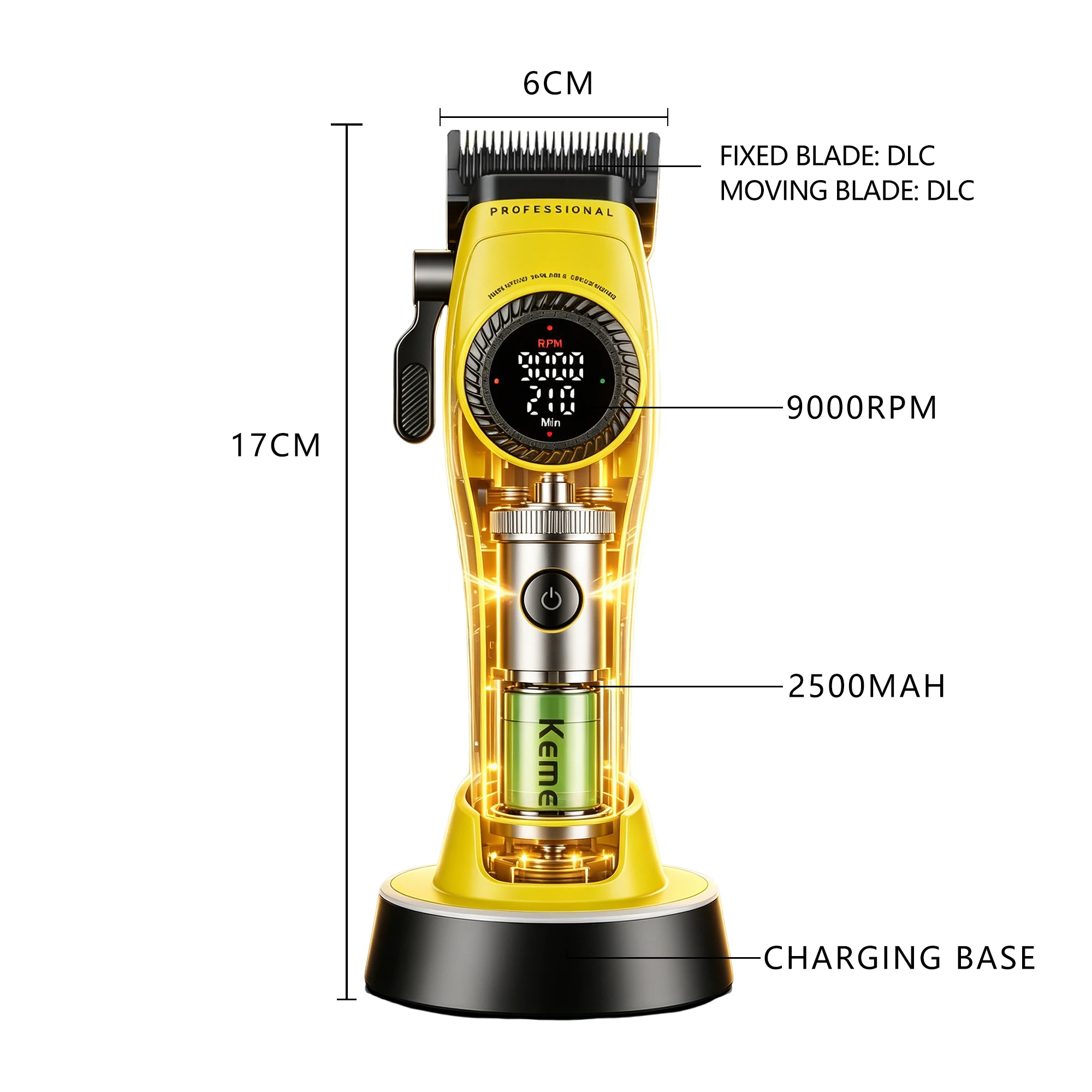 juego-de-cortapelos-kemei-set-suitcase-9000-rpm-kit-original-para-hombre-profesional-de-alto-rendimiento