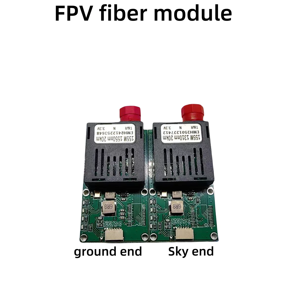 

New fiber optic UAV dedicated optical terminal FPV optical terminal machine supports custom TTL UAV optical conversion module