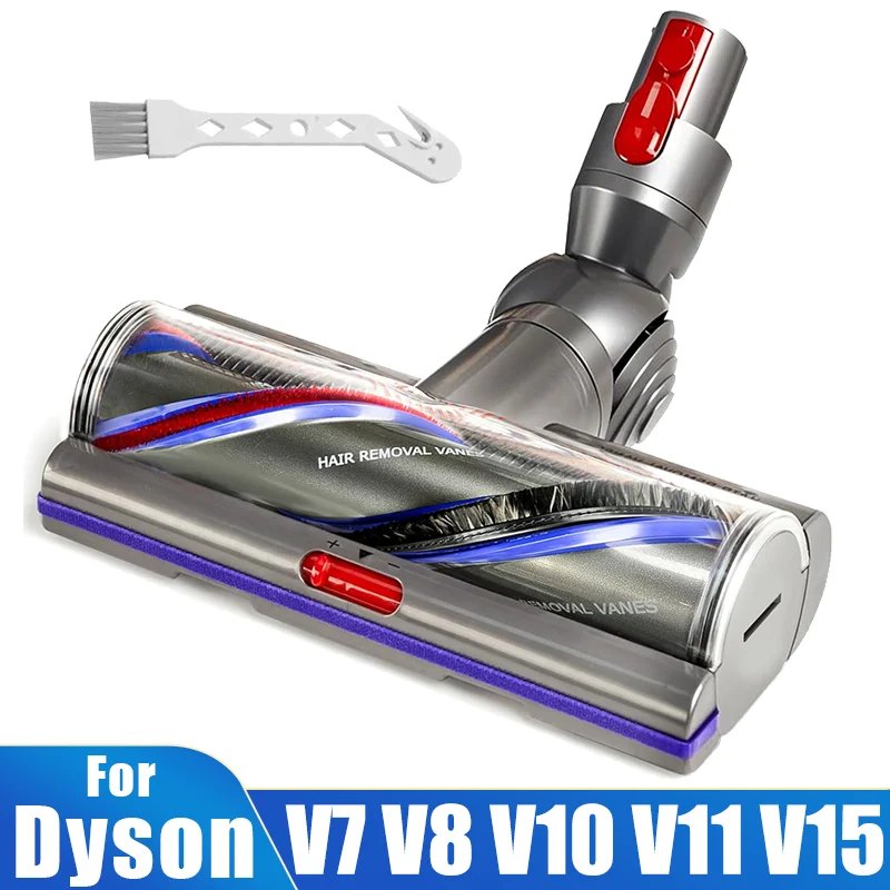 Replacement Attachment with High Torque for Dyson V11 V15 V10 V8 V7 Vacuum Cleaner, Brush Head Replacement Part for No.970100-04