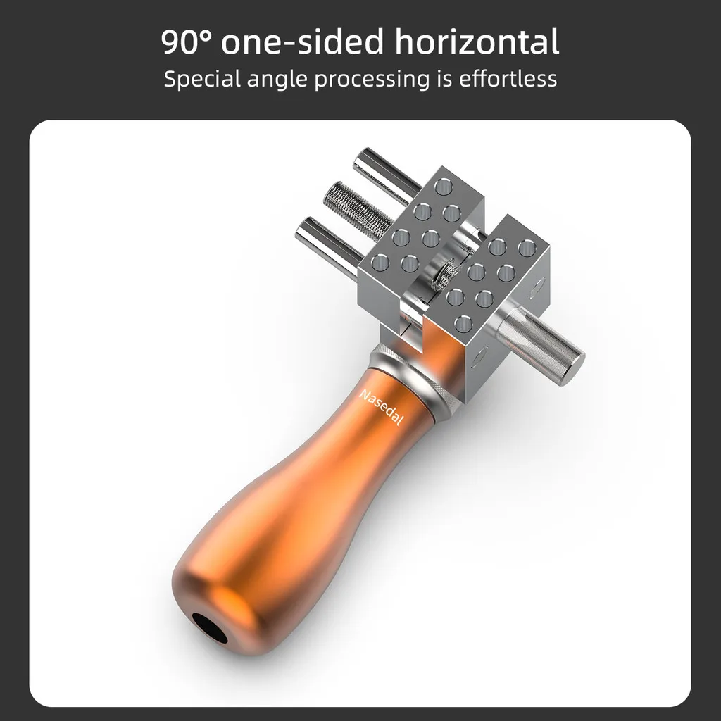 Nasedal Palmare Mini Morsa Stazione di Lavoro Portatile 2in1 Morsetto Strumento per Gundam Modello in Scala di Costruzione Artigianato Fai da Te Progetti di Precisione