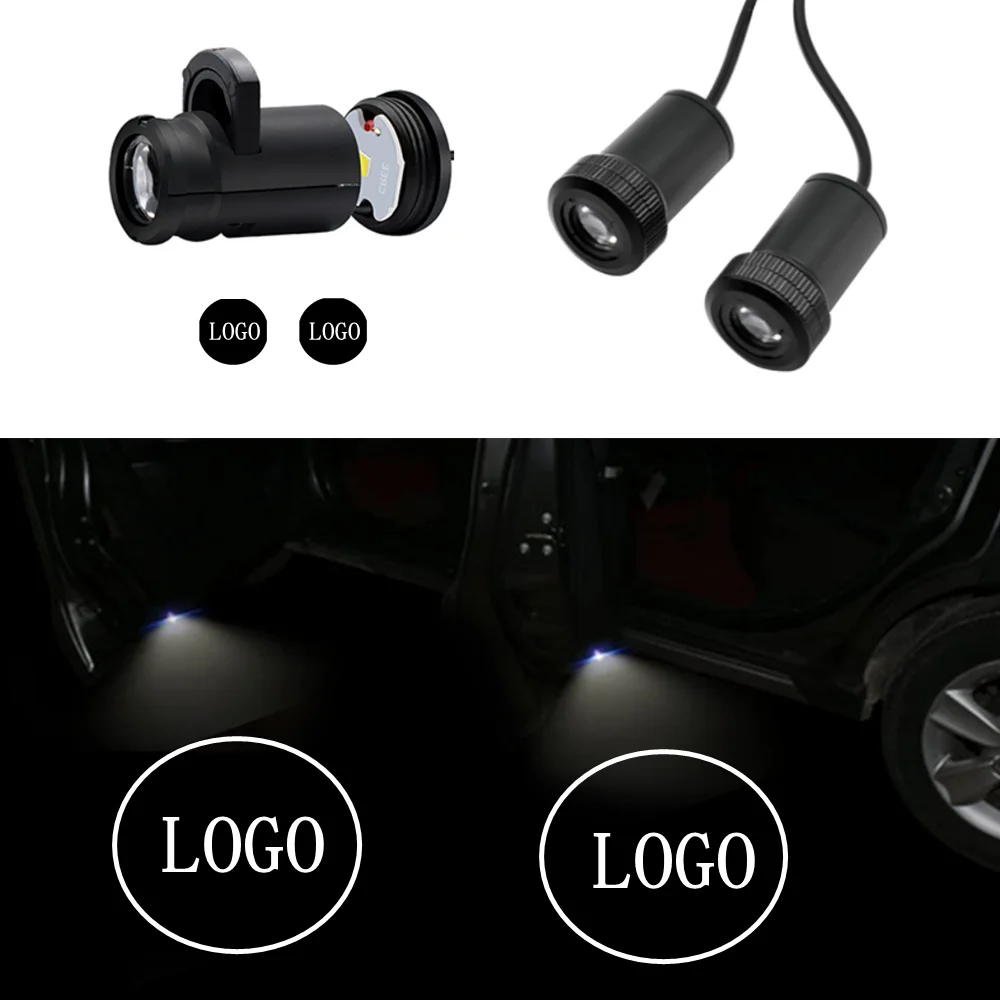 

2Pcs Car Door Light Welcome Logo Lamp For Suzuki Swift Jimny For ALL Models Auto Accessories Ghost Shadow Lights