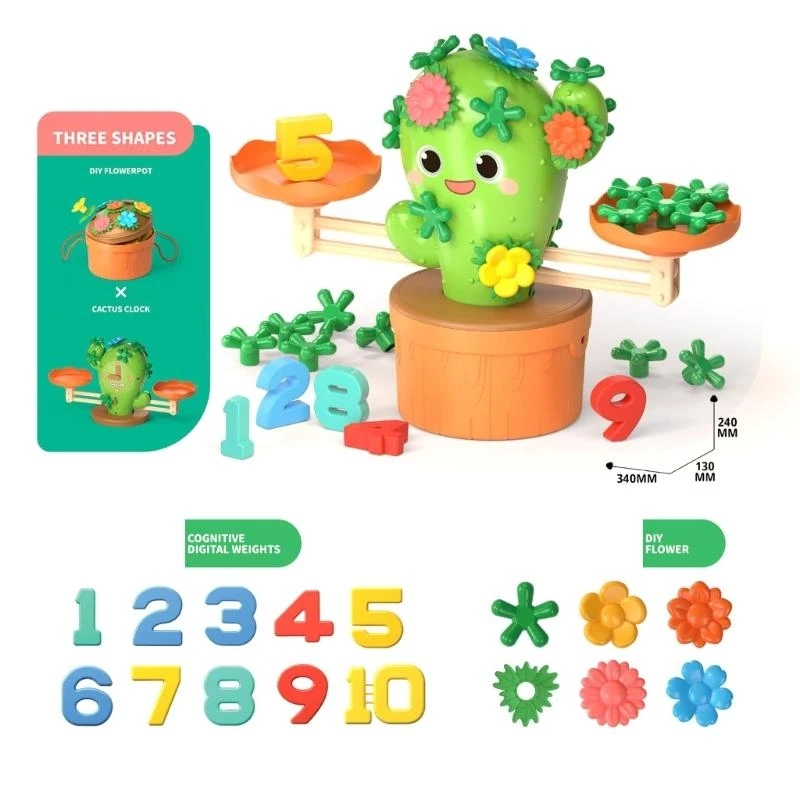 Balance Zählen Spielzeug Balance Brücke für Kind Balance Spielzeug Nummer Spiel Mathe Spielzeug 15UB