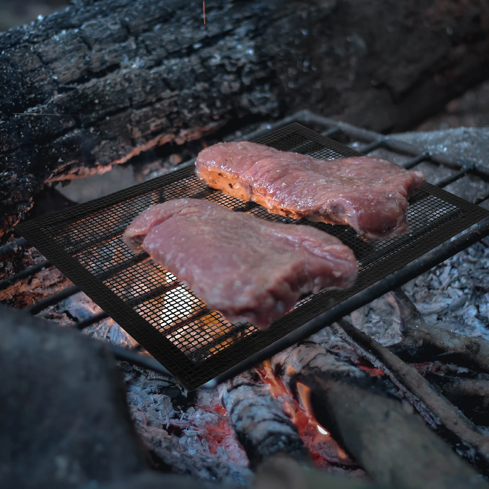 

Outdoor Non-Stick Barbecue Mesh Mat Reusable Heat Resistant Grill Mat For Gas Charcoal Electric Bbq Camping Picnic Garden