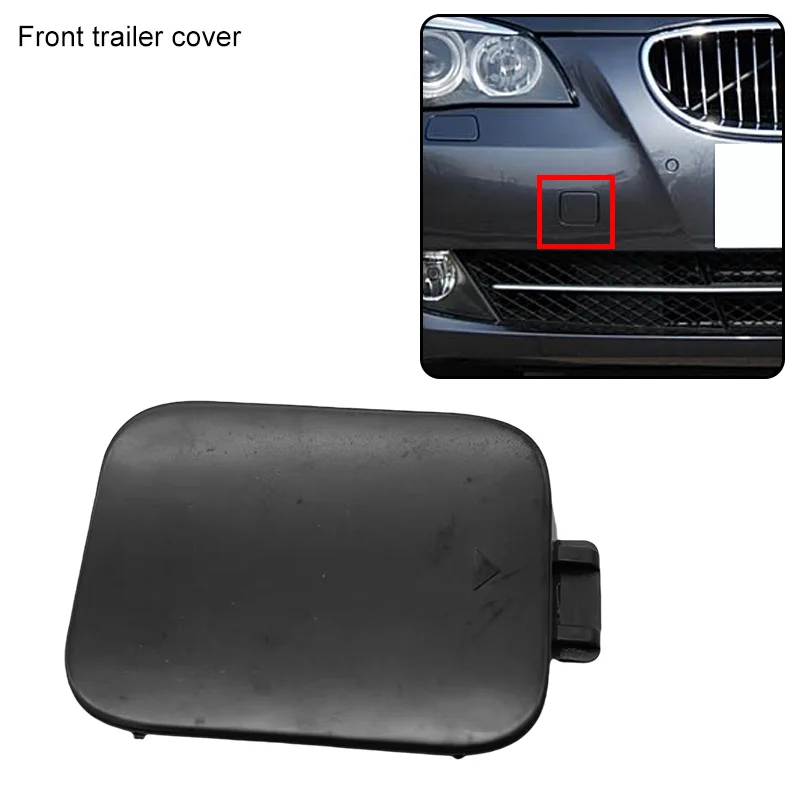 Front Bumper Tow Hook Cover Cap Fit For 2003-2010 BMW 5 Series E60 E60LCI Compatible PN 51117111787