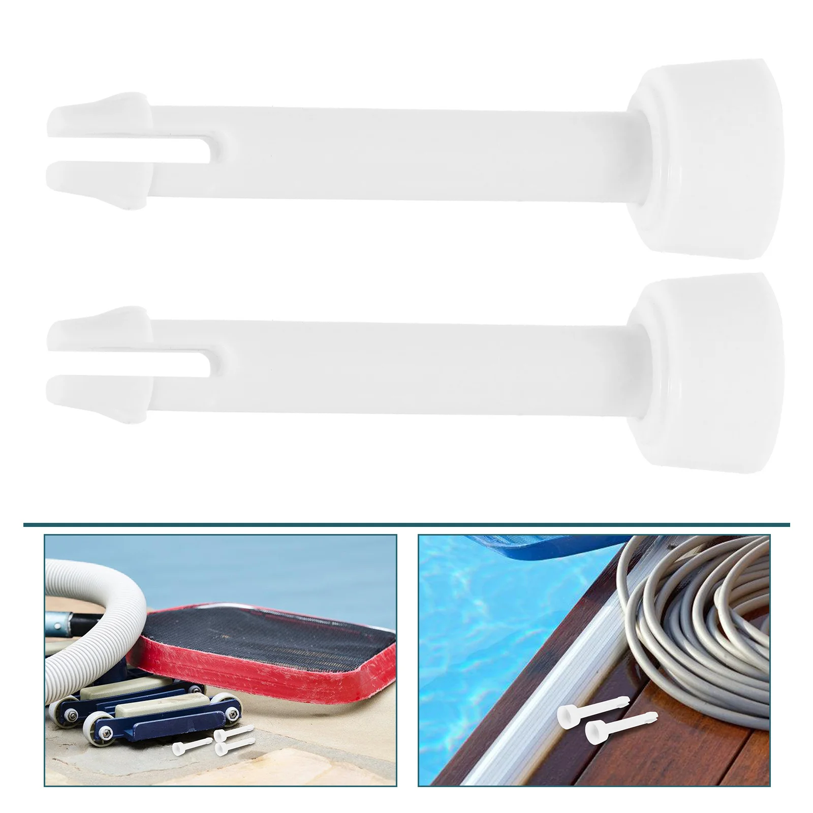 

6Pcs Swimming Pool Tool Locking Pin ABS Safe Practical Easy Apply Fits Standard Poles Skimmer Net Rake Brush Cleaning Device