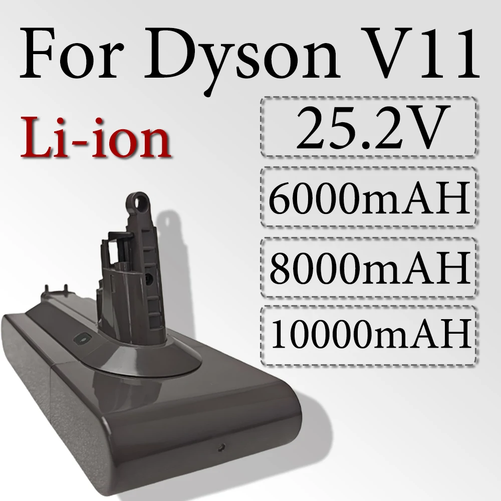 

For Dyson V11 SV14 Series 25.2V Rechargeable Battery 6000mAh Suitable Vacuum Cleaner Replacement Battery V11 970145-02