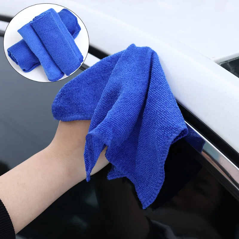 30x65CM Microfiber Car Towel Super Absorbent Cleaning Cloths Reusable Household Car Body Cleaning Towels Double Drying Cloth