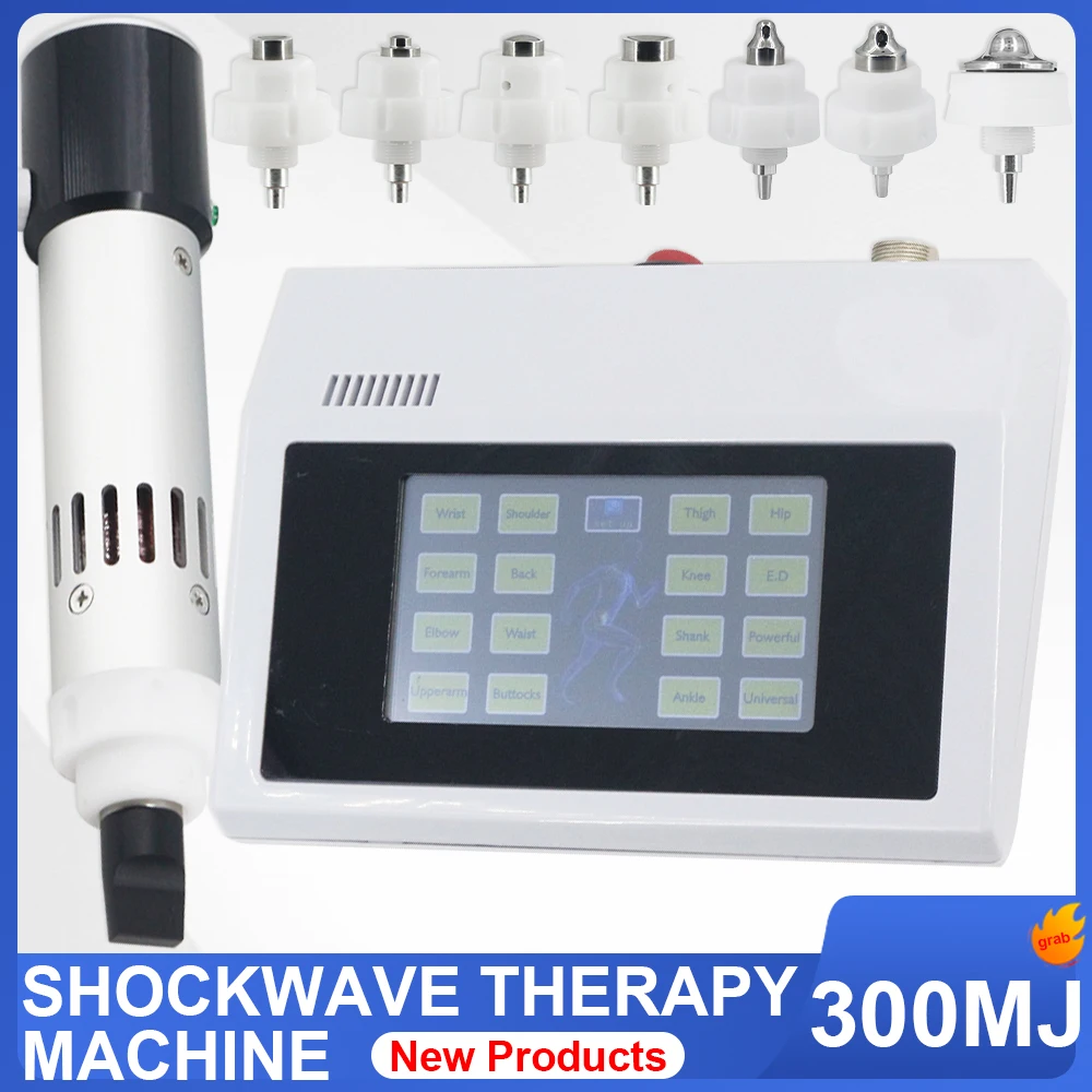 

300MJ Shockwave Therapy Machine For Effective ED Treatment And Thigh Pain Relief Massage 18Hz Professional Shock Wave Massager