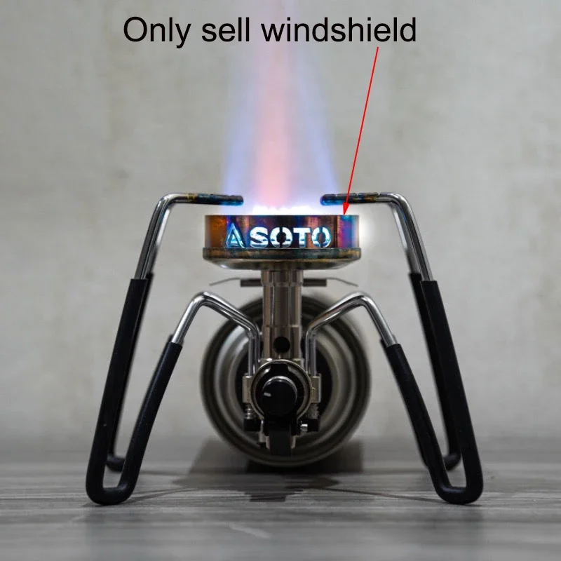 Soto 310 Gas Stove Windproof Stand - Durable Wind Screen & Burner Guard for Spider Stove, Portable Camping Cooking Support