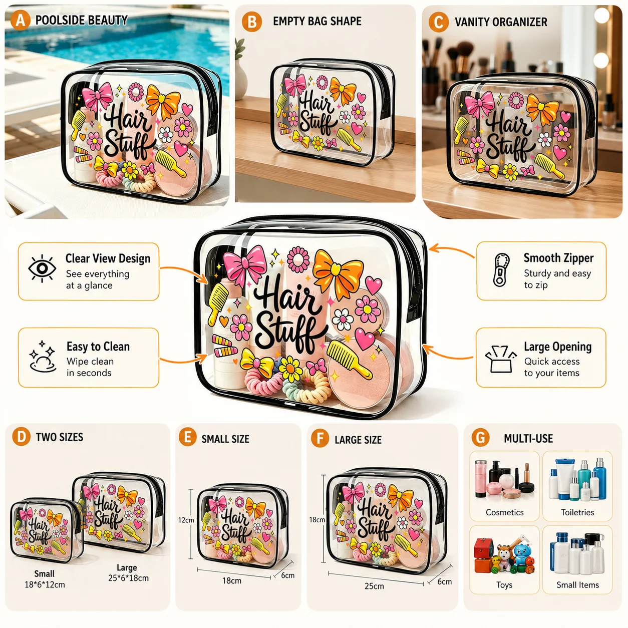 Şeffaf Kozmetik Çantası Seviml - Travel Accessories Needed incelemesi ve fiyatı