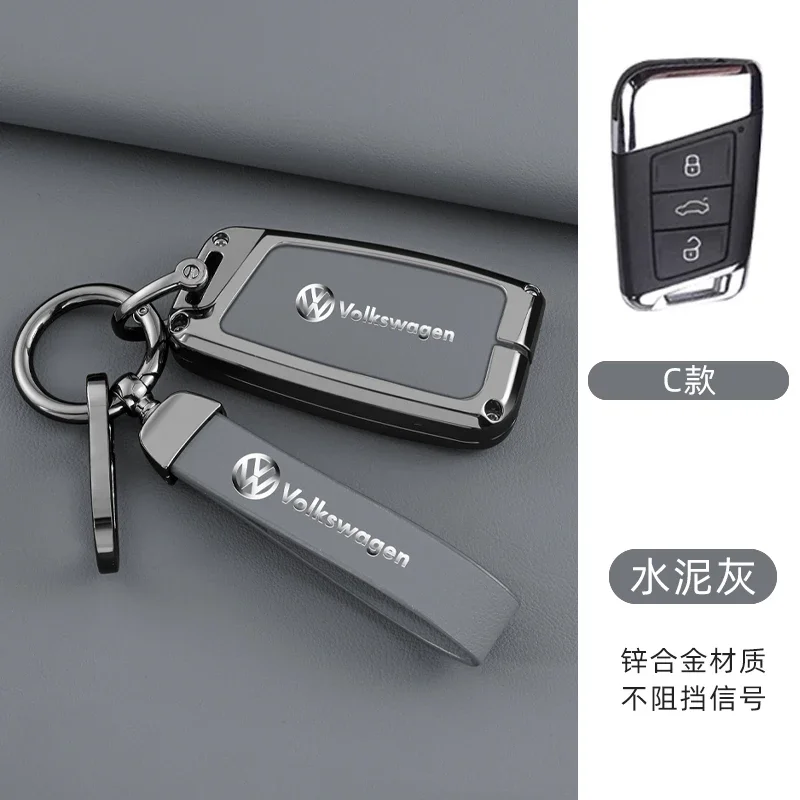 

VW GTI GOLF 2026 Hot For VW VOLKSWAGEN Alloy Car Remote Flip Key Case Cover Shell Fob Holder for VW Volkswagen Magotan Magotan G