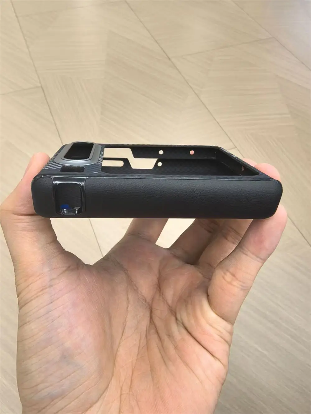 Slim Real Aramid Carbon Fiber Wireless Charging Case For Huawei Pura X Matte Hinge Protective Cover
