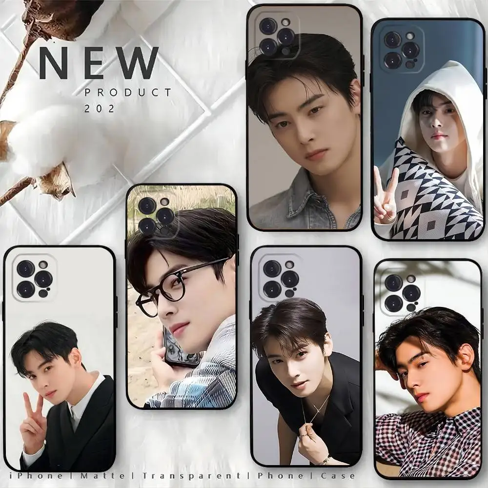 

Singer Cha E-EunWoo Phone Case For iPhone 17,16,15,14,13,12,11,Pro,Max,Plus,E,Air,Mini Protective Black Cover