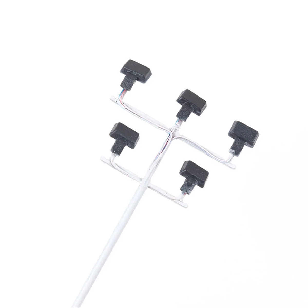 برج إضاءة ليد للقطار والسكك الحديدية ، مصابيح بناء 3 فولت ، ملحقات تخطيط مشهد ، 5 ، مقياس هو