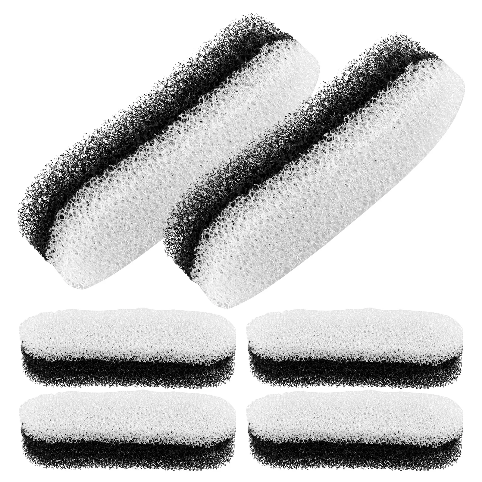

6 Pcs Pet Water Fountain Filters Replacement Sponge FT666 Black White Cat Dog Bowl Accessories Water Dispenser