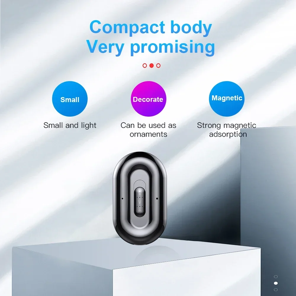 مسجل صوت 500 مللي أمبير 65 ساعة وقت تسجيل طويل الاستعداد مشغل MP3 صغير محمول المغناطيسي المنشط صوت تسجيل الصوت Keychian #2