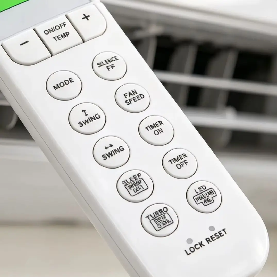 

Midea Air Conditioner Remote Control Replacement RG36F/BGEF RG36F2/BGEF RG36F4/BGEF Compatible AC Remote for Home Electronics