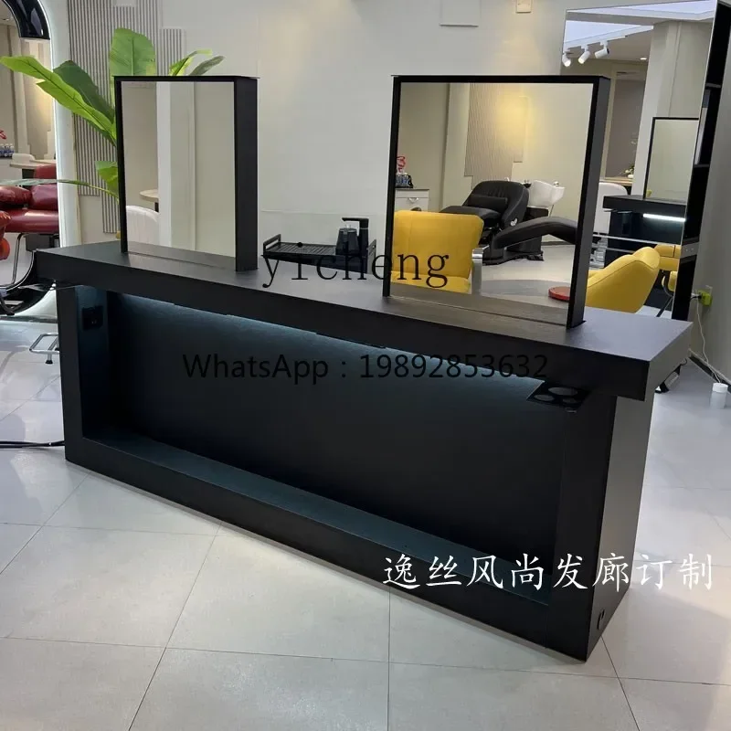 CC  electric hairdressing mirror perm and dye single-sided telescopic haircut mirror double-sided makeup mirror