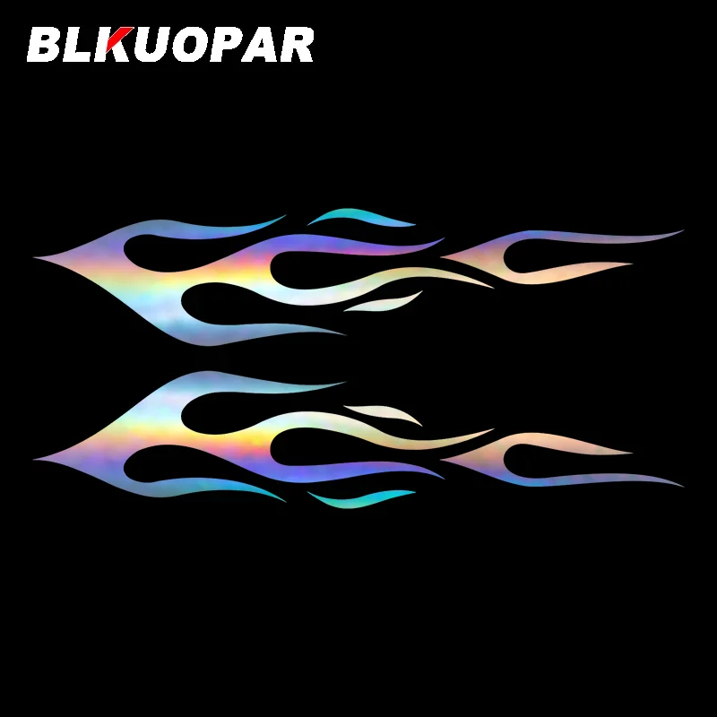 

BLKUOPAR for Tribal Flame Car Stickers Simple Scratch-Proof Decals Waterproof Graffiti Die Cut Windows Helmet RV Decor Car Goods