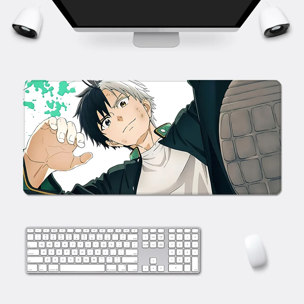 Anime Wind Breaker Mousepad HD Druck Computer Gamer Locking Edge Rutschfeste Mauspad XXL90x40cm Tastatur PC Schreibtischunterlage
