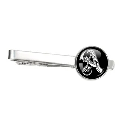 New 26 Letter Royal Initialen Tie Clip Men's Fashion Name Tie Pin Tie Clip Tie Decoration Accessories Wholesale Gifts To Friends