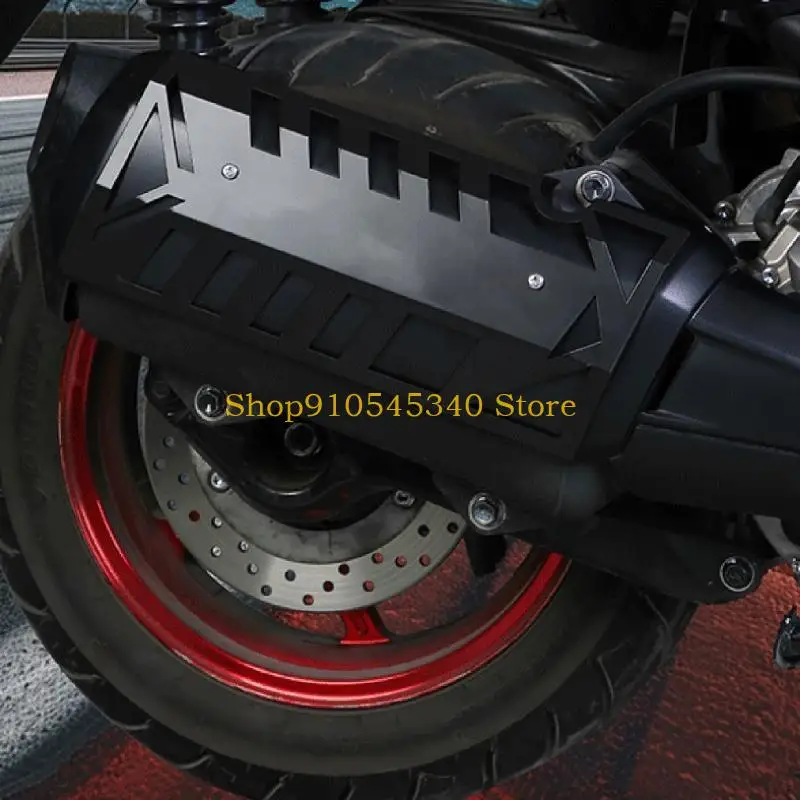 

U2JA Anti Scald Motorcycle Exhaust Protections Motorcycle Exhaust Heat Protection Cover Simple Installation for XMAX300