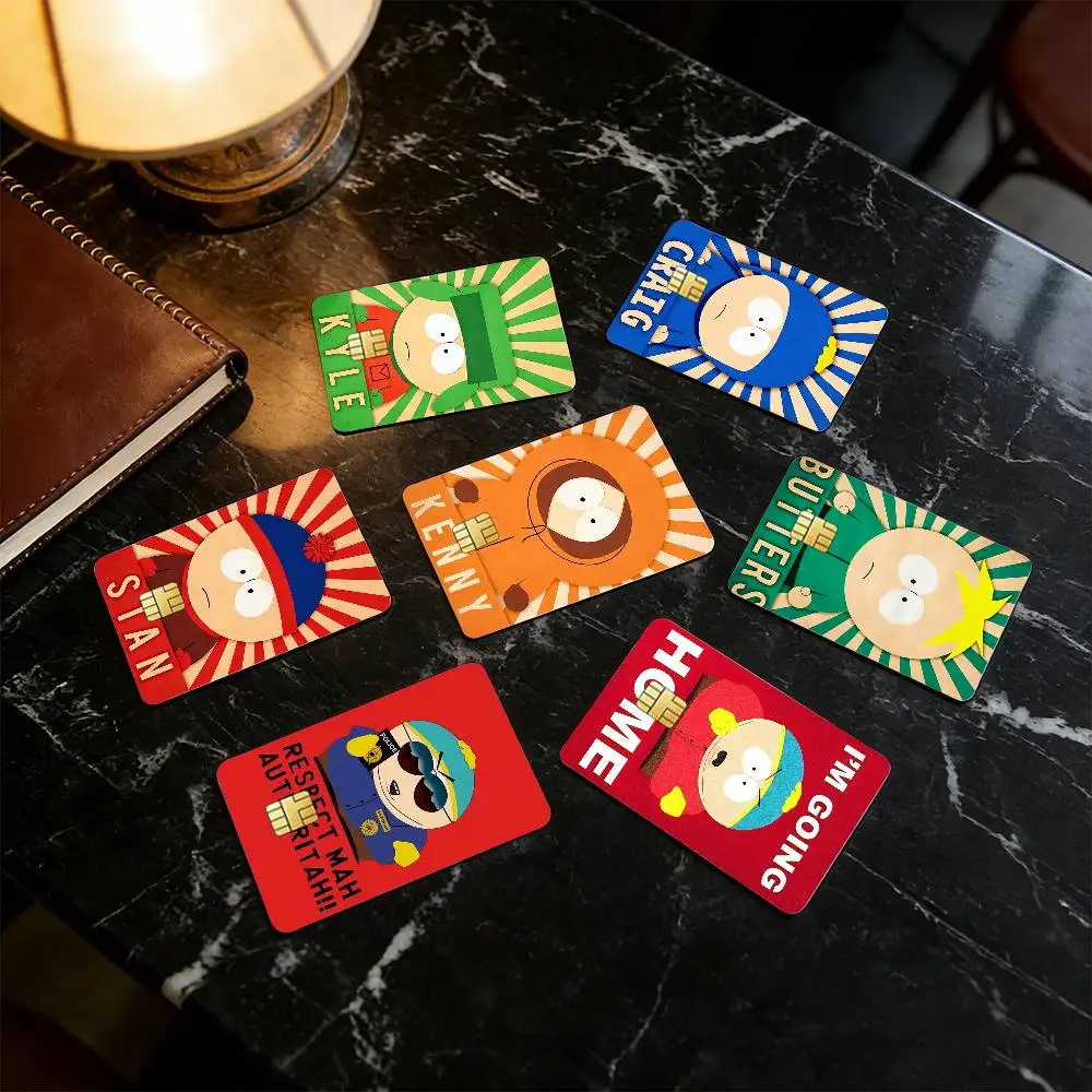 

S-South Cartoon P-Park-sp Credit Card HD Stickers Game Card Decal Small Chip Waterproof Sticker