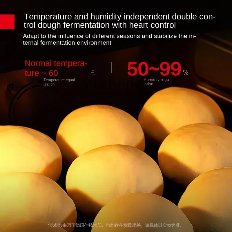 آلة التخمير الخبز التلقائي على البخار خزانة تخمير الخبز درجة الحرارة والرطوبة التجارية