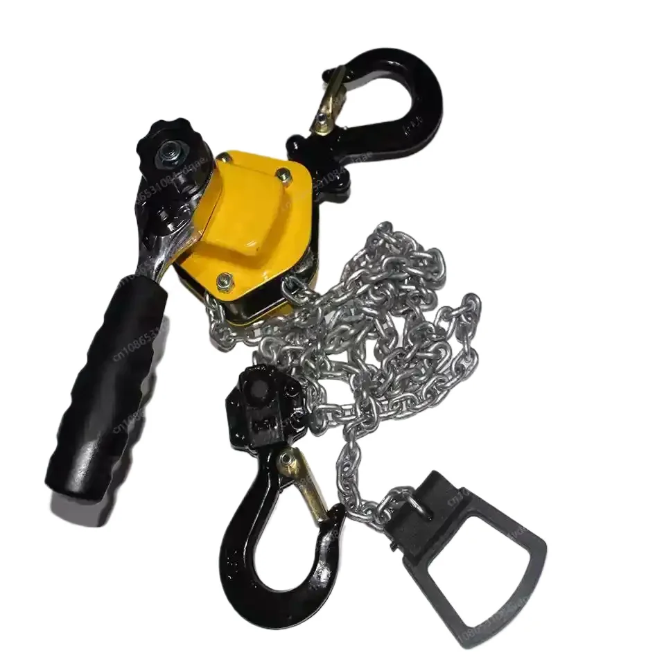 

0.25/0 ton mini manual chain hoist | 1.5/3 meter portable lifting hook, manual lever hoist