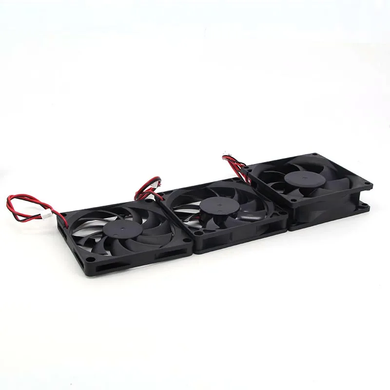 8cm 8010 8015 8025 DC 5V 12v 24V xh 2.54 2pin Bezszczotkowy wentylator chłodzący 80mmx25mm Radiator 80*80*15 Do obudowy komputera PC GPU — zdjęcie 4