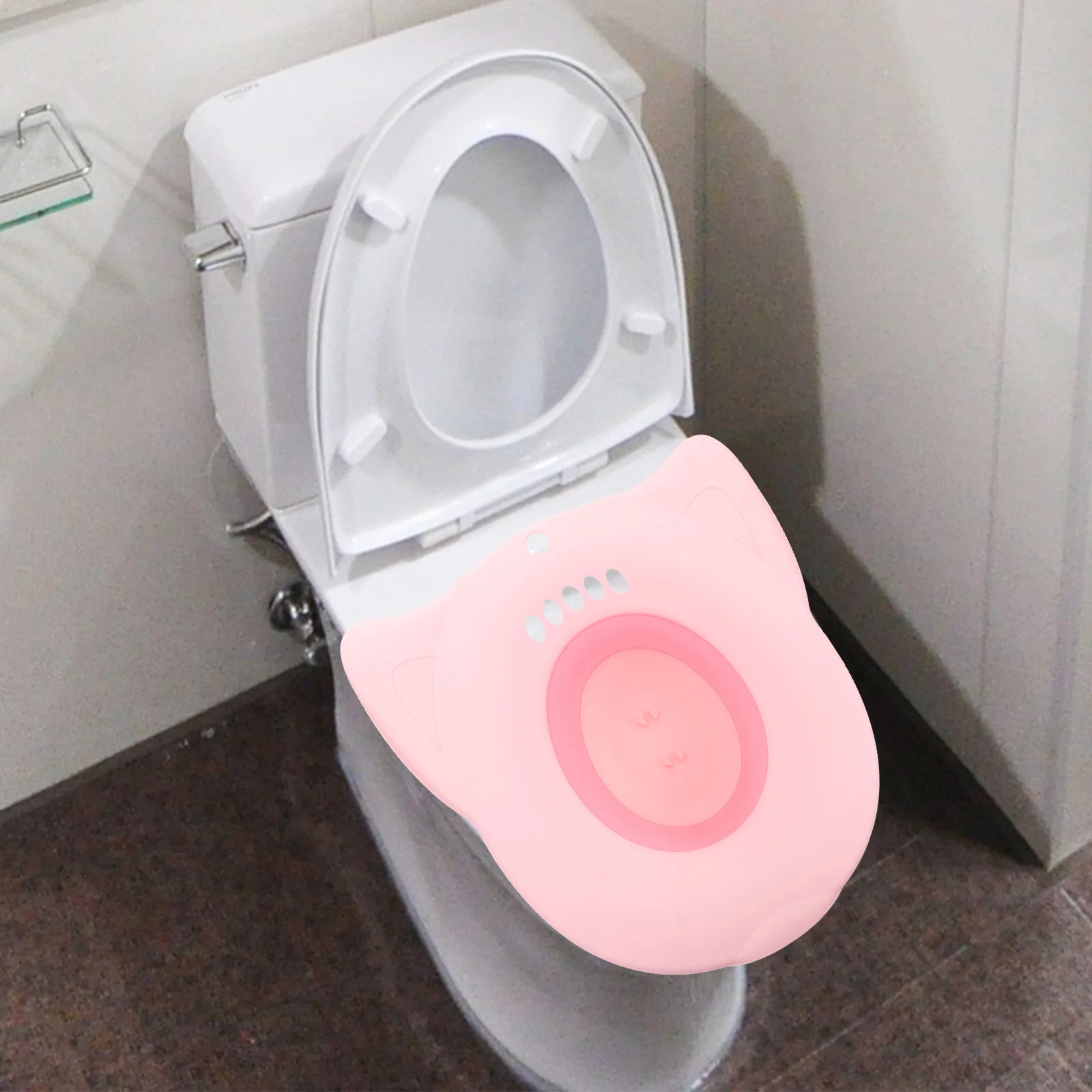 

Ergonomic Foldable Sitz Bath Household Care Toilet Basin Reusable High Temperature Resistant Durable Thick Material Professional